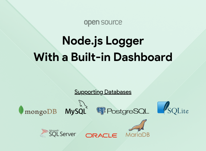 errsole: Node.js logger with a built-in dashboard